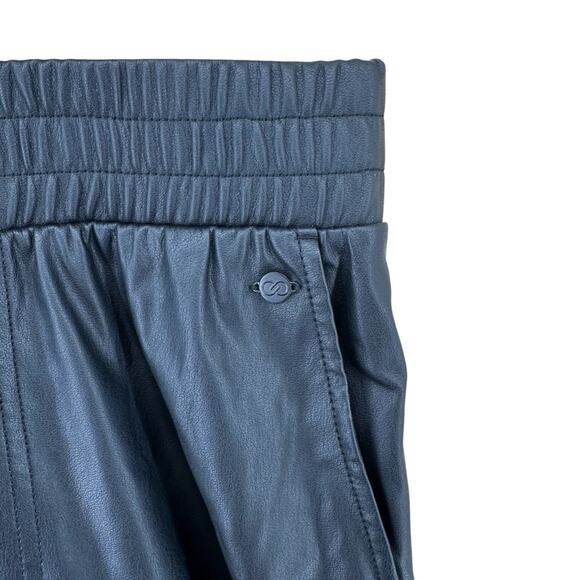 Calia faux leather athletic jogger pants pure black high rise women’s sz XXL - Picture 6 of 13